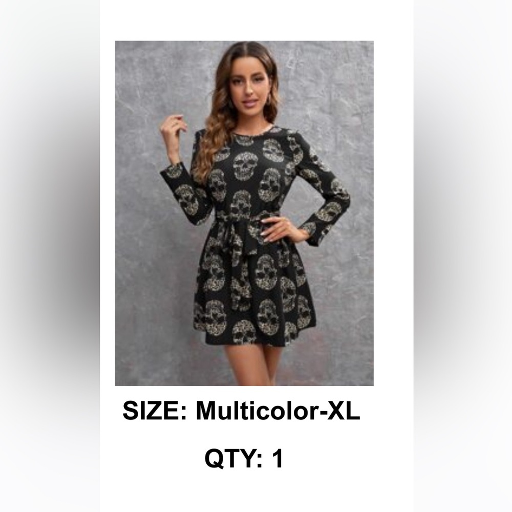 Skull dress